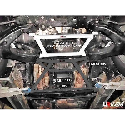 LEXUS LX470 TOYOTA LAND CRUISER J100 98-07 ULTRA RACING 4POINT FRONT LOWER BRACE - Imagen 1 de 4