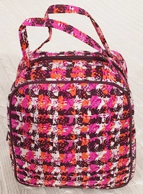 Vera Bradley Lunch Bunch Houndstooth Tweed Trabalho Escolar Novo com etiquetas Item Exato MSRP $34 - Imagem 1 de 4