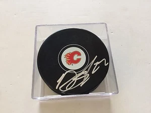Calgary Flames Drew Shore Signed Hockey Puck Autographed d - Picture 1 of 1