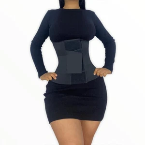 Perú Reloj de Arena-Hourglass Body Shaper Corset Black Fitness Sweat Shapewear - Picture 1 of 12