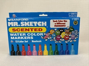 Vintage Sanford Mr. Sketch Duft Aquarell Marker 12er Set Neu aus altem Lagerbestand #20072 - Bild 1 von 7