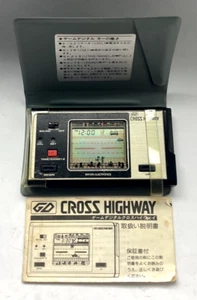 Vintage 1982 RARE GD BANDAI - CROSS HIGHWAY - LCD GAME (Very Good Condition) - Picture 1 of 18