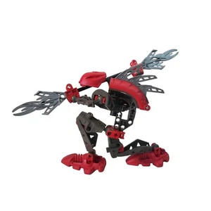 LEGO BIONICLE Rahkshi Turahk 8592 Red Gray Action Figure 2002 Lego Guy - Picture 1 of 6