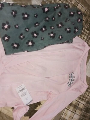 Pijama Carter's Niña Manga Larga Rosa y Gris Talla 6/6X Nuevo Con Etiquetas (F) Foto 1 de 2