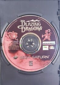 Blazing Dragons (Sega Saturn, 1996) DISC ONLY - Tested & Working