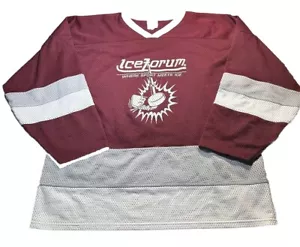 Rare Vintage AK Ice Forum Guthrie 16 Hockey Jersey Athletic Knit Made In Canada - Picture 1 of 12