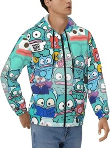 Parka SANRIO Hangyodon con cremallera manga larga con bolsillo con número de seguimiento - Imagen 1 de 7