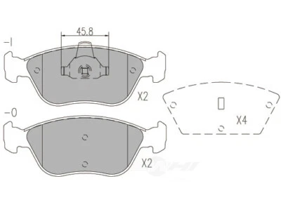Disc Brake Pad Set-Dash4 Pads Dash 4 Brake MD783 - Image 1 of 2