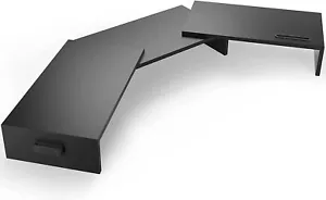 BONTEC Dual Monitor Ständer Desktop Monitorständer Smartphone Halter Verstellbar - Bild 1 von 7
