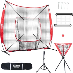 Baseball Softball Practice Net, Portable Baseball Training Net for Hitting Batti - Picture 1 of 10