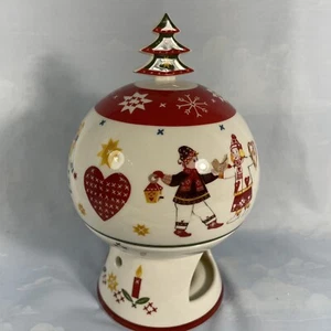 Villeroy & Boch Scandinavian Apple Baker Apfelbraeter Tea Light 2004 New In Box - Picture 1 of 16