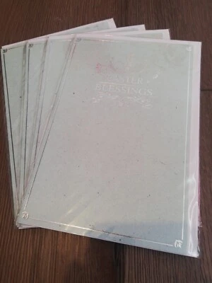 Pack of 4 Easter Cards BNIP Blessings Simple Religious  - Image 1 of 3