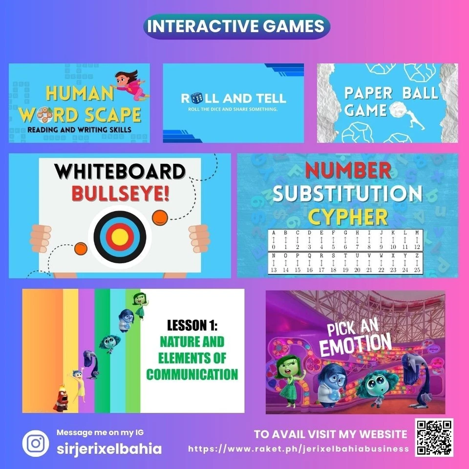 MOTIVATIONAL GAME PPT TEMPLATES COMPILATION FOR TEACHING DEMONSTRATION - Image 1 of 1