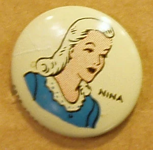 NINA Kellogg's Pep Pin Pinback Button - Imagen 1 de 1