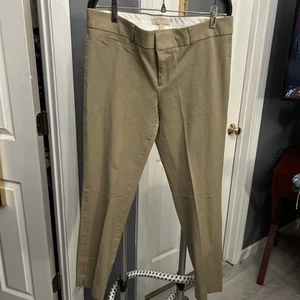 Womens Banana republic Khaki The Sloan Fit pants sz 8 stretch knit boot cut - Picture 1 of 5