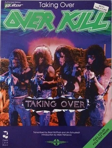 OVERKILL GUITAR TAB / TABLATURE / TAKING OVER / GUITAR SONGBOOK - Picture 1 of 4