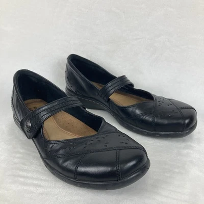 Rockport Cobb Hill Shoes Womens Size 10M Petra Mary Jane Black Leather Comfort - Image 1 of 4