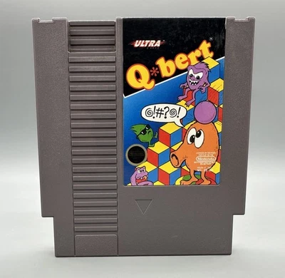 Qbert (Nintendo Entertainment System) NES Tested Working - Image 1 of 4