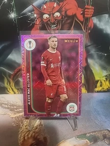 2023 Merlin UEFA Club Competitions Pink Mojo Refractor /275 Alexis Mac Allister - Picture 1 of 2
