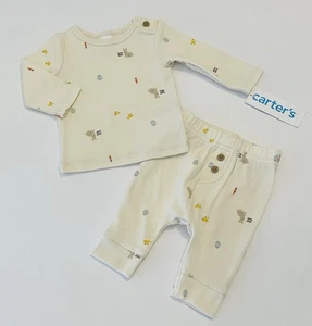 Carters Neugeborenes Baby Junge Mädchen Ostern Hose Shirt 2-teiliges Set süßes Häschen Outfit neu - Bild 1 von 3