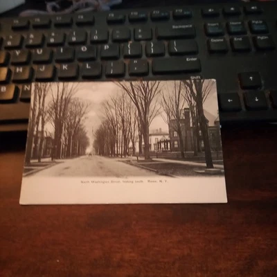 Rome, N. Y. North Washington St. Looking So. Post Card 1906 - Image 1 of 2
