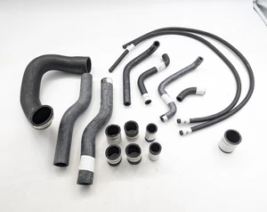 JAGUAR XJ12 SERIES 2 V12 EARLY WATER COOLANT HOSE KIT COOLANT PIPES - Picture 1 of 8