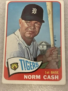 1965 TOPPS #153 NORM CASH TIGERS - Picture 1 of 2