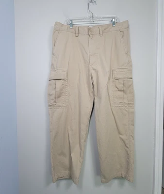 Polo By Ralph Lauren Mens 38x32 (28L) Cargo Utility Pants Khaki Beige - Image 1 of 4