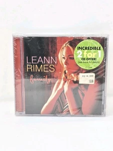 Family / Blue Audio CD 2 Pack by LeAnn Rimes 2008 Curb Records Release Sealed - Imagen 1 de 7