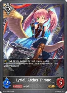 Lyrial, Archer Throne (BP05-108EN) [Omens Eternal] Near Mint | Shadowverse TCG - Picture 1 of 1