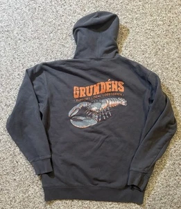Men’s Grundens ‘Support Local Lobstermen’ Fishing Company Hoodie. Size L. - Picture 1 of 9
