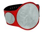 RAW TAG TEAM Championship Title Belt Red Leather Adult Replica 2 mm Brass