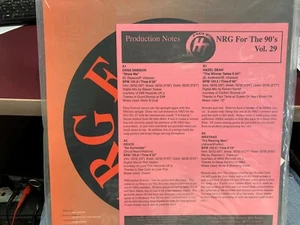 HOT TRACKS NRG FOR THE 90'S VOL 29 LP DANA DAWSON DUECE HAZEL DEAN WESTEND - Foto 1 di 1