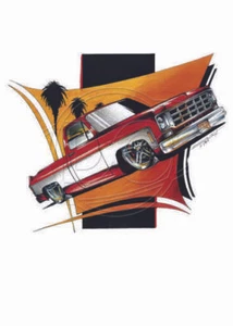 Camiseta DryBlend® para adultos - (RECOGIDA BAJA CHEVY GMC - HOT ROD/CAMIÓN) - Imagen 1 de 37