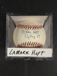 Lamarr Hoyt Chicago White Sox Signed Rawlings Baseball JSA “Cy Young 83” BB # - Picture 1 of 4