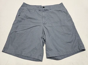 Field & Stream Herren Größe 34 (34 x 8) blau-grau Baumwolle Chino Shorts vorne flach - Bild 1 von 7