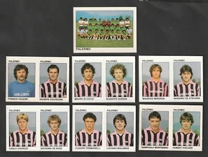 LOTTO DI 7 FIGURINE ALBUM CALCIATORI CALCIO FLASH 84 1983-84 PALERMO COMPLETA - Picture 1 of 1