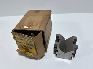 Nuevo de Lote Antiguo Marrón y Afilado EE. UU. No. 750B V-Block - con caja original - Imagen 1 de 9