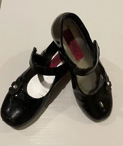 Rachel Shoes Girls Black Patent Leather Charlene Mary Jane Dress Shoes Size 13M - Picture 1 of 4