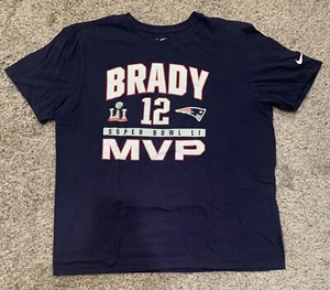 Camiseta Nike NFL Patriots para hombre XL campeón del Super Bowl LI Tom Brady manga corta - Imagen 1 de 5