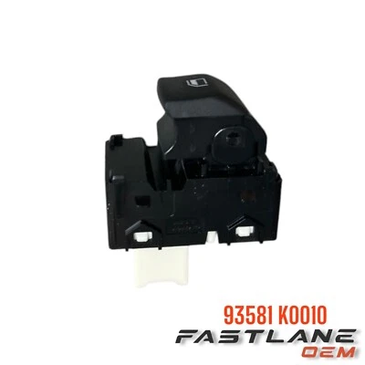 Interruptor de control de ventana de puerta trasera izquierda/derecha KIA SOUL 2020-2024 NUEVO FABRICANTE DE EQUIPOS ORIGINALES 93581 K0010 Foto 1 de 4