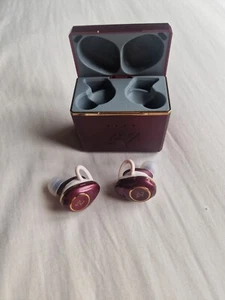 Aviot Te-D01D Mk2 Bluetooth 5 Ohrhörer - Kopfhörer - funktionstüchtig gebraucht - rot/maroon - Bild 1 von 7