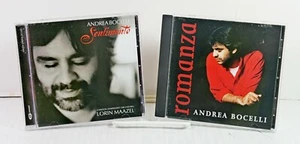 Andrea Bocelli Sentimento Romanza Music CDs Set Two Lorin Maazel Italian Classic - Picture 1 of 6