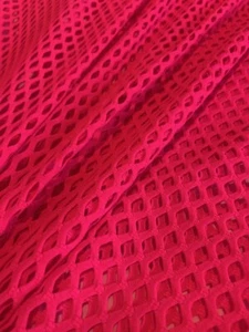 58" Poly Mesh Fabric By The Yard - 75% Poly, 17% Nylon, 8% Spandex - Picture 1 of 12