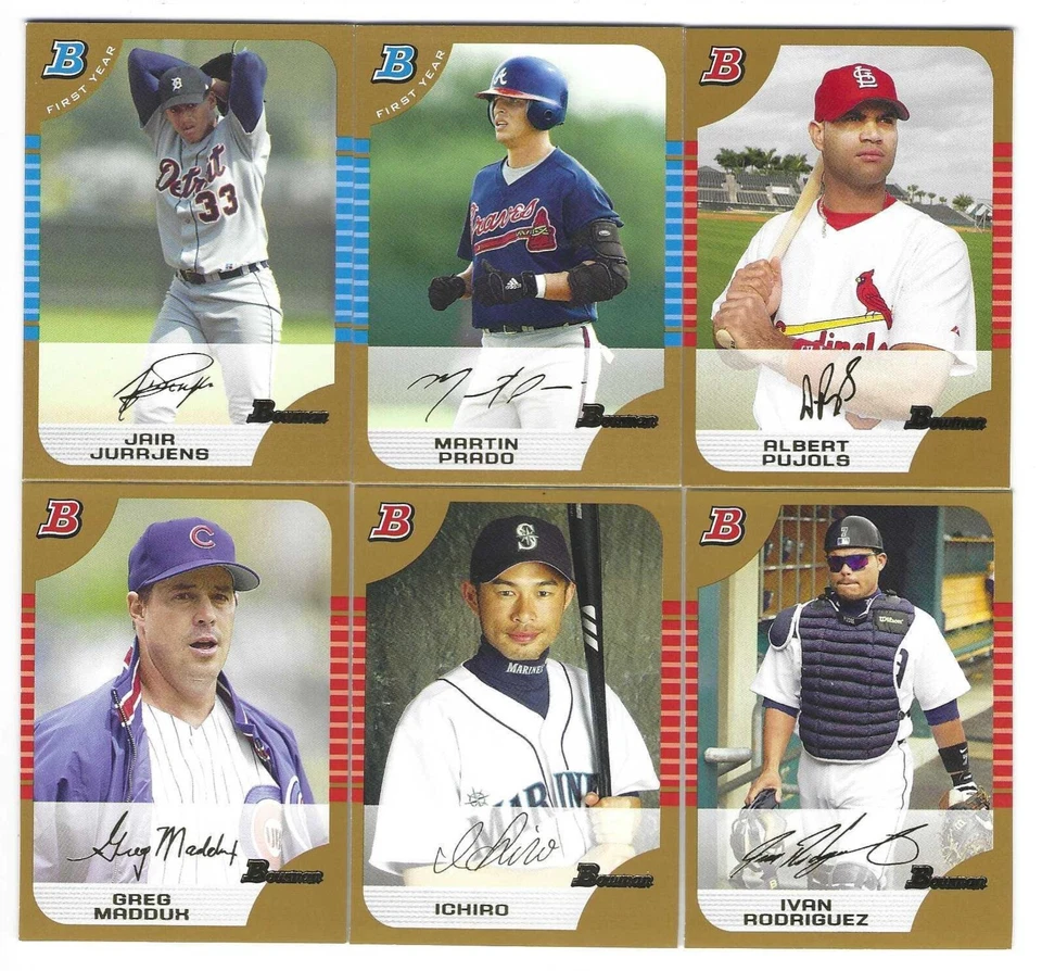2005 Bowman Baseball *GOLD Parallel* cards - Finish Your Set ! Volume Pricing! - Image 1 of 1