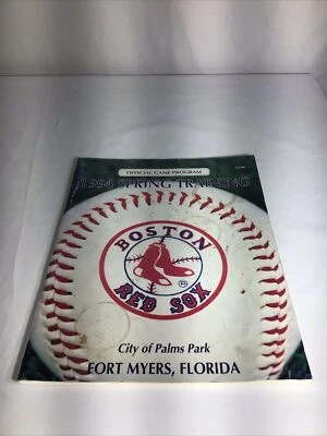 1994 Boston Red Sox Spring Training Official Program - Image 1 of 2