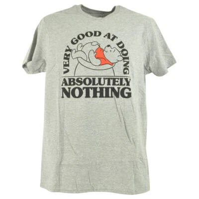 Camiseta Disney Winnie The Pooh Very Good At Doing Nothing Adults - Imagem 1 de 3