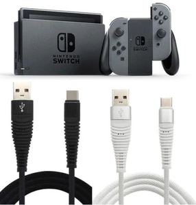 NINTENDO SWITCH USB Charging Cable Type C Cable Strong Braided usb cable - Picture 1 of 7