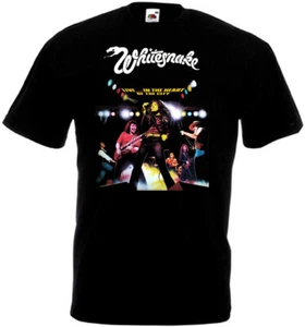 Whitesnake Live... In The Heart... t-shirt black hard rock band all sizes S-5XL - Picture 1 of 3