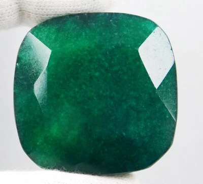 CERTIFIED! 348.80 Ct Gorgeous! Big Size Natural Colombian Green Emerald Gemstone - Image 1 of 4